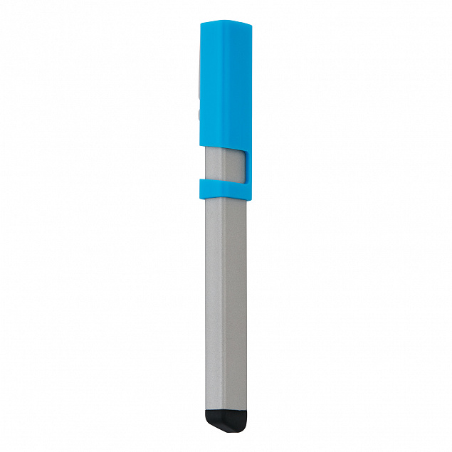 Ручка-стилус Kube 4 в 1, синий с логотипом в Москве заказать по выгодной цене в кибермаркете AvroraStore