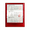 Календарь настольный на 2 года ; прозрачно-красный; 12,5х16 см; пластик; тампопечать, шелкография с логотипом в Москве заказать по выгодной цене в кибермаркете AvroraStore