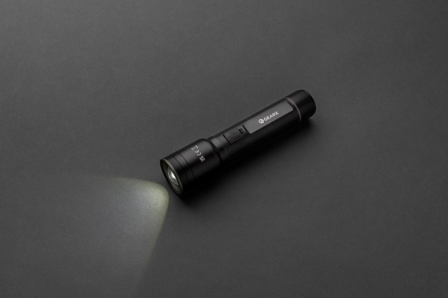Мощный фонарь Gear X из переработанного алюминия RCS с аккумулятором, 10 Вт с логотипом в Москве заказать по выгодной цене в кибермаркете AvroraStore