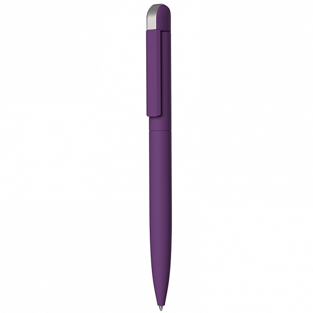 Ручка шариковая "Jupiter", фиолетовый, покрытие soft touch с логотипом в Москве заказать по выгодной цене в кибермаркете AvroraStore