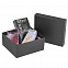 Коробка Satin, большая, черная с логотипом в Москве заказать по выгодной цене в кибермаркете AvroraStore