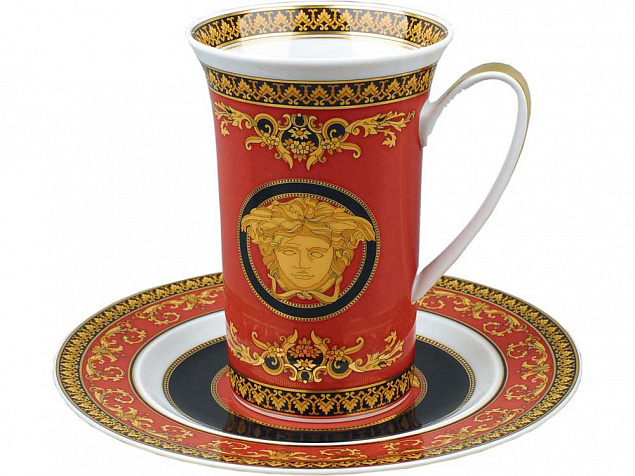 Чайная пара «Medusa» с логотипом в Москве заказать по выгодной цене в кибермаркете AvroraStore