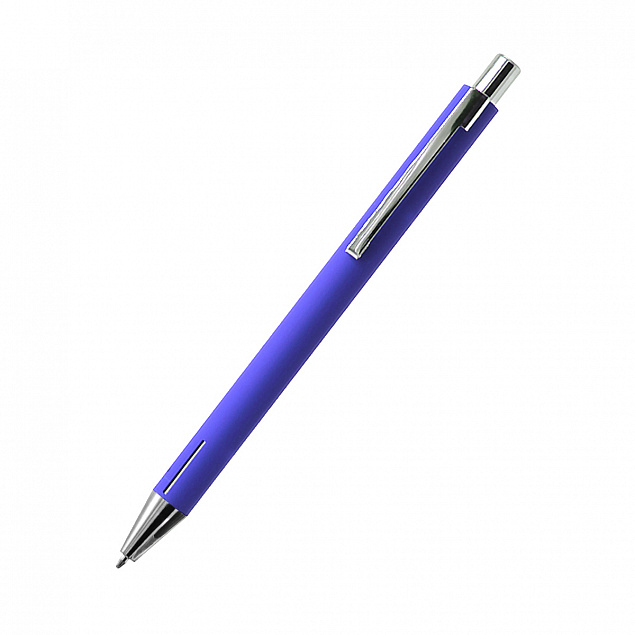 Ручка металлическая Elegant Soft - Синий HH с логотипом в Москве заказать по выгодной цене в кибермаркете AvroraStore