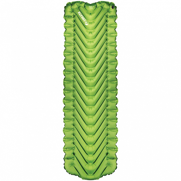 Надувной коврик Static V Long, зеленый с логотипом в Москве заказать по выгодной цене в кибермаркете AvroraStore