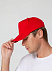 Бейсболка Promo, красная с логотипом в Москве заказать по выгодной цене в кибермаркете AvroraStore