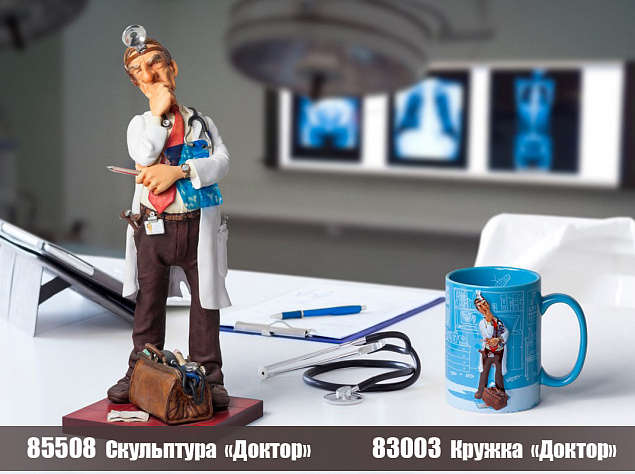 Кружка "Доктор" с логотипом в Москве заказать по выгодной цене в кибермаркете AvroraStore
