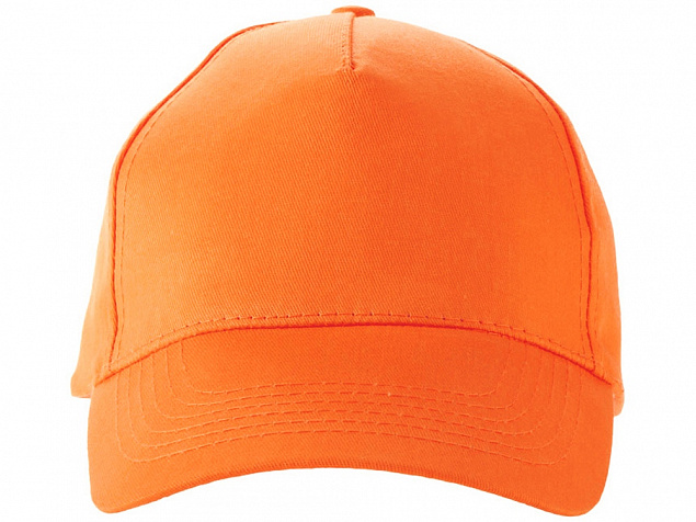 Бейсболка Memphis 5-ти панельная, оранжевый с логотипом в Москве заказать по выгодной цене в кибермаркете AvroraStore