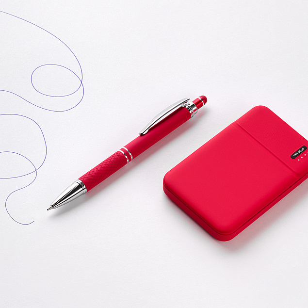 Шариковая ручка Alt, красный с логотипом в Москве заказать по выгодной цене в кибермаркете AvroraStore
