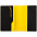Обложка для паспорта Multimo, черная с желтым с логотипом в Москве заказать по выгодной цене в кибермаркете AvroraStore