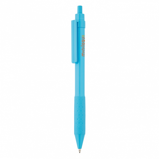 Ручка X2, синий с логотипом в Москве заказать по выгодной цене в кибермаркете AvroraStore