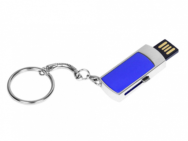 USB 2.0- флешка на 8 Гб с выдвижным механизмом и мини чипом с логотипом в Москве заказать по выгодной цене в кибермаркете AvroraStore