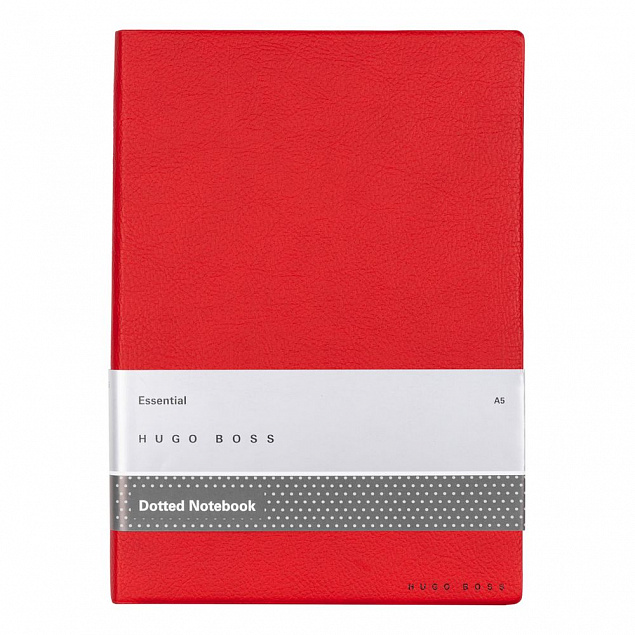 Блокнот A5 Essential Storyline, красный с логотипом  заказать по выгодной цене в кибермаркете AvroraStore