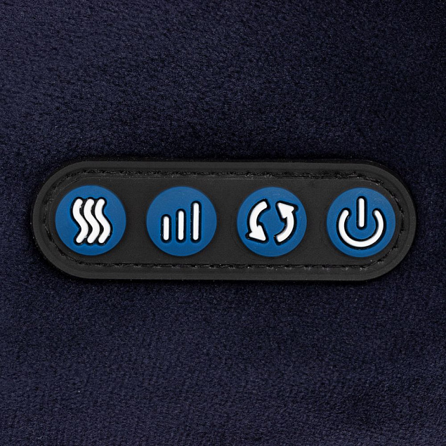 Дорожная подушка-массажер inRelax, синяя с логотипом в Москве заказать по выгодной цене в кибермаркете AvroraStore