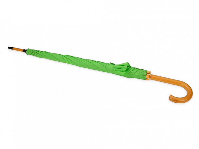 Зонт-трость Радуга, зеленое яблоко с логотипом в Москве заказать по выгодной цене в кибермаркете AvroraStore