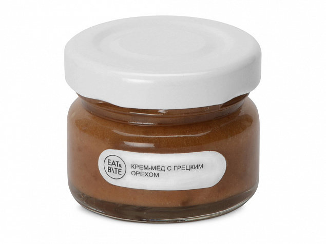 Крем-мёд с грецким орехом с логотипом в Москве заказать по выгодной цене в кибермаркете AvroraStore