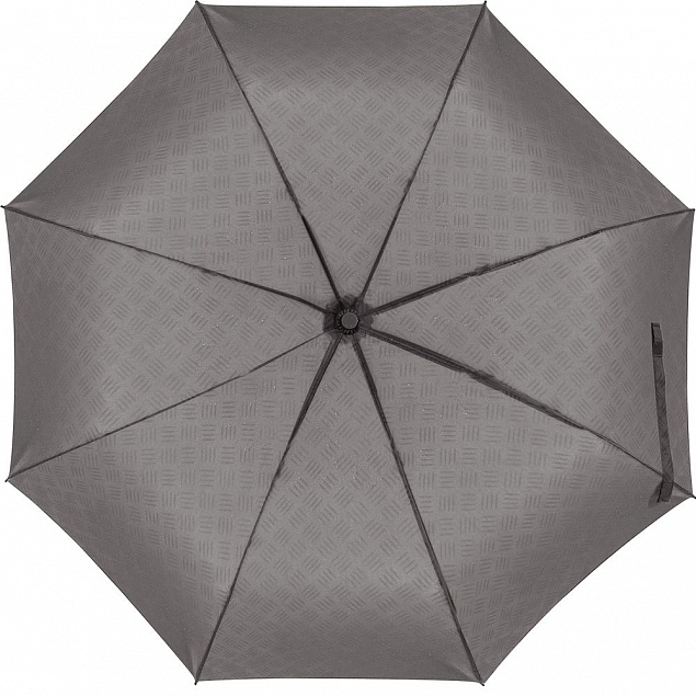 Зонт складной Hard Work с проявляющимся рисунком, серый с логотипом в Москве заказать по выгодной цене в кибермаркете AvroraStore