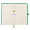 Ежедневник недатированный HAMILTON, A5, ярко-зеленый, кремовый блок с логотипом в Москве заказать по выгодной цене в кибермаркете AvroraStore