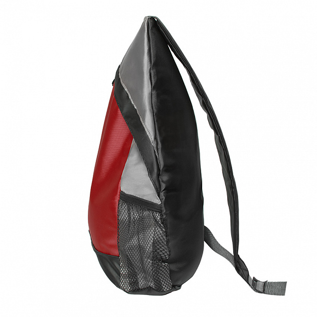 Рюкзак Pick, красный/серый/чёрный, 41 x 32 см, 100% полиэстер 210D с логотипом в Москве заказать по выгодной цене в кибермаркете AvroraStore