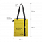 Шоппер Superbag Bubble (желтый с черным) с логотипом  заказать по выгодной цене в кибермаркете AvroraStore