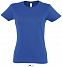 Фуфайка (футболка) IMPERIAL женская,Ярко-синий L с логотипом в Москве заказать по выгодной цене в кибермаркете AvroraStore