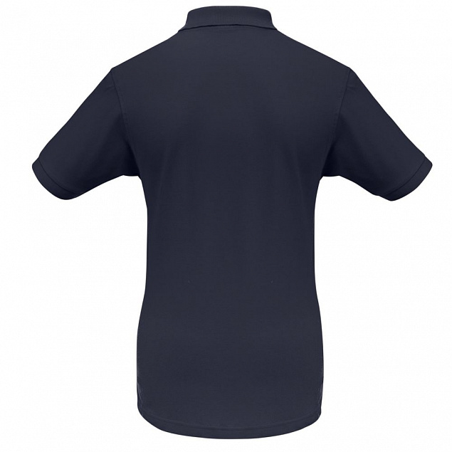 Рубашка поло Safran темно-синяя с логотипом в Москве заказать по выгодной цене в кибермаркете AvroraStore