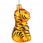 Елочная игрушка «Бенгальский тигренок» в коробке, золотой с росписью с логотипом в Москве заказать по выгодной цене в кибермаркете AvroraStore
