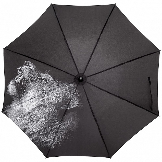 Зонт-трость Like a Lion с логотипом в Москве заказать по выгодной цене в кибермаркете AvroraStore