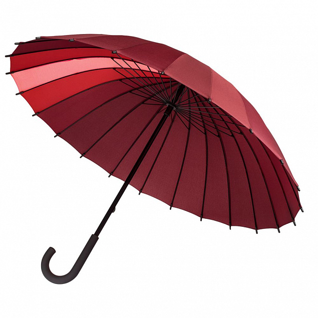 Зонт-трость «Спектр»,красный с логотипом в Москве заказать по выгодной цене в кибермаркете AvroraStore