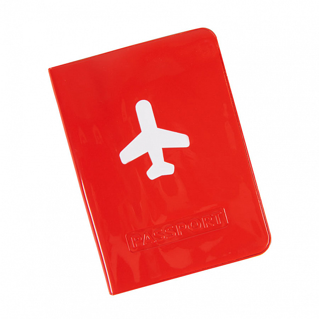 Обложка для паспорта "Flight"  с логотипом  заказать по выгодной цене в кибермаркете AvroraStore