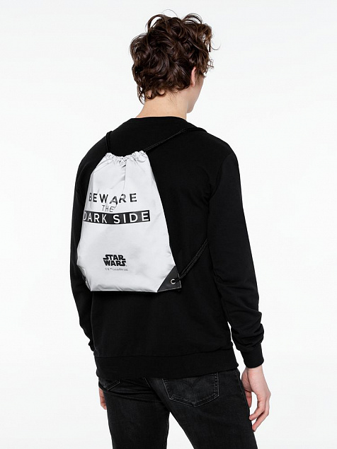Рюкзак Beware The Dark Side из светоотражающей ткани с логотипом в Москве заказать по выгодной цене в кибермаркете AvroraStore