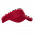 Козырек Козырёк 25U Красный с логотипом  заказать по выгодной цене в кибермаркете AvroraStore