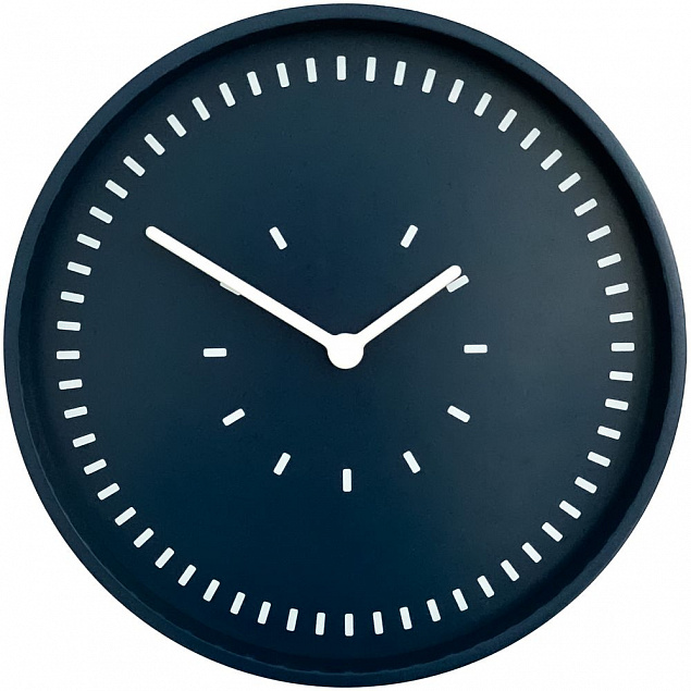 Часы настенные Tweet, синие с логотипом в Москве заказать по выгодной цене в кибермаркете AvroraStore