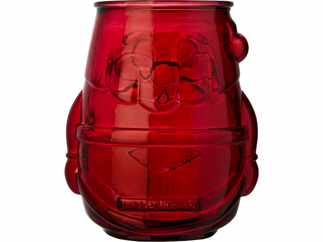 Подставка для чайной свечи Nouel из переработанного стекла, красный с логотипом в Москве заказать по выгодной цене в кибермаркете AvroraStore