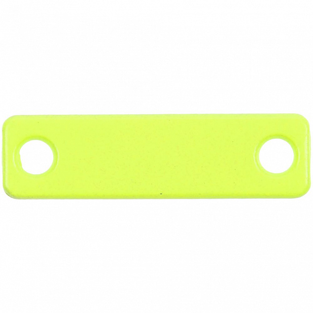 Шильдик металлический Alfa Liten, желтый неон с логотипом  заказать по выгодной цене в кибермаркете AvroraStore