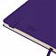 Бизнес-блокнот "Gracy", 130х210 мм, фиолет., кремовая бумага, гибкая обложка, в линейку, на резинке с логотипом в Москве заказать по выгодной цене в кибермаркете AvroraStore