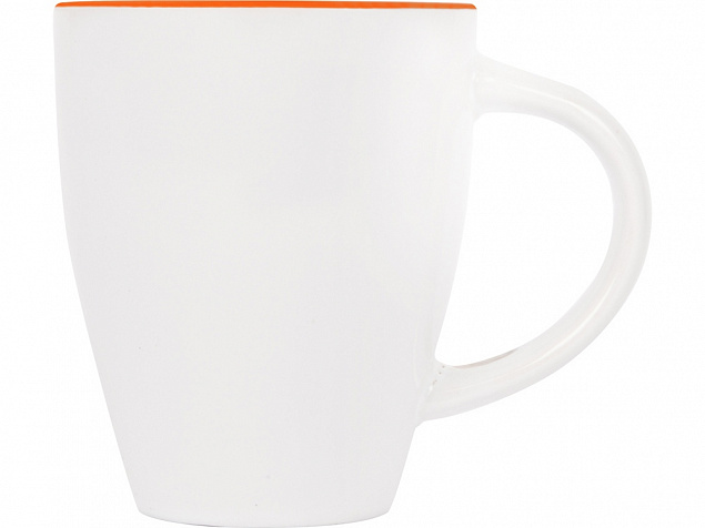Кружка Авеленго с ложкой, оранжевый с логотипом в Москве заказать по выгодной цене в кибермаркете AvroraStore