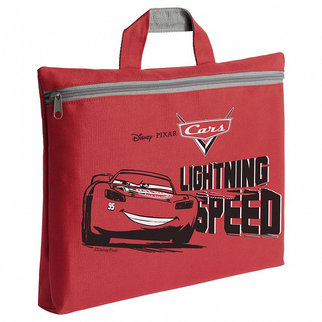 Сумка-папка Lightning McQueen, красная с логотипом в Москве заказать по выгодной цене в кибермаркете AvroraStore