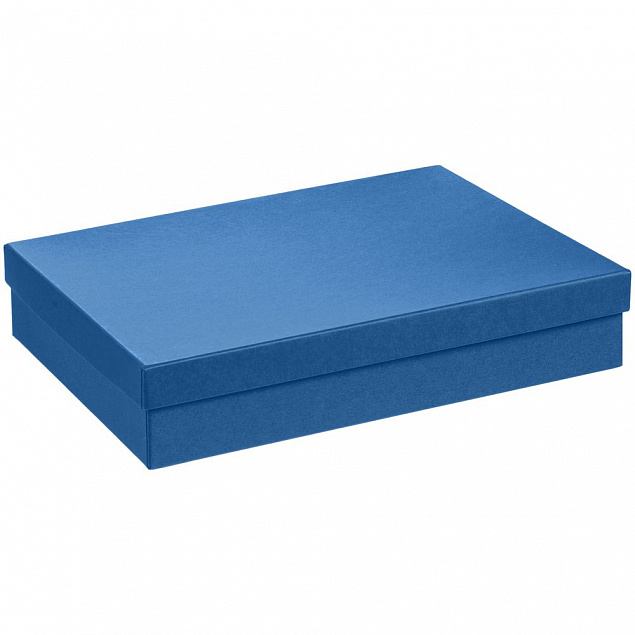 Подарочная коробка Giftbox, синяя с логотипом в Москве заказать по выгодной цене в кибермаркете AvroraStore