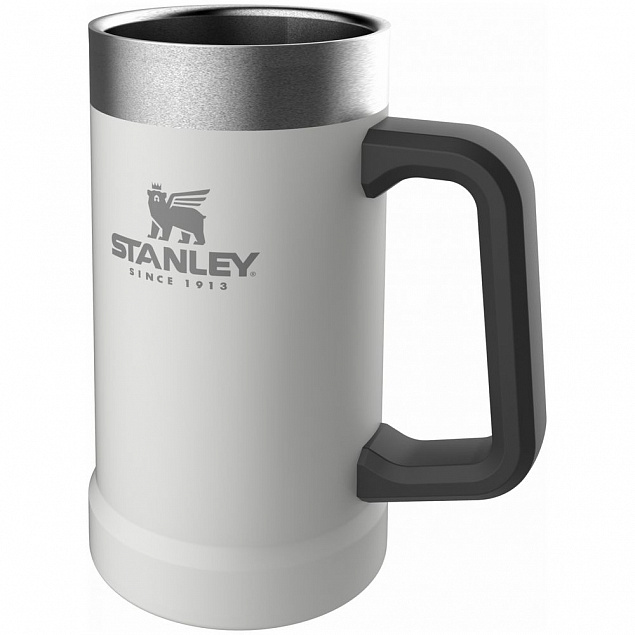 Пивная кружка Stanley Adventure, белая с логотипом в Москве заказать по выгодной цене в кибермаркете AvroraStore