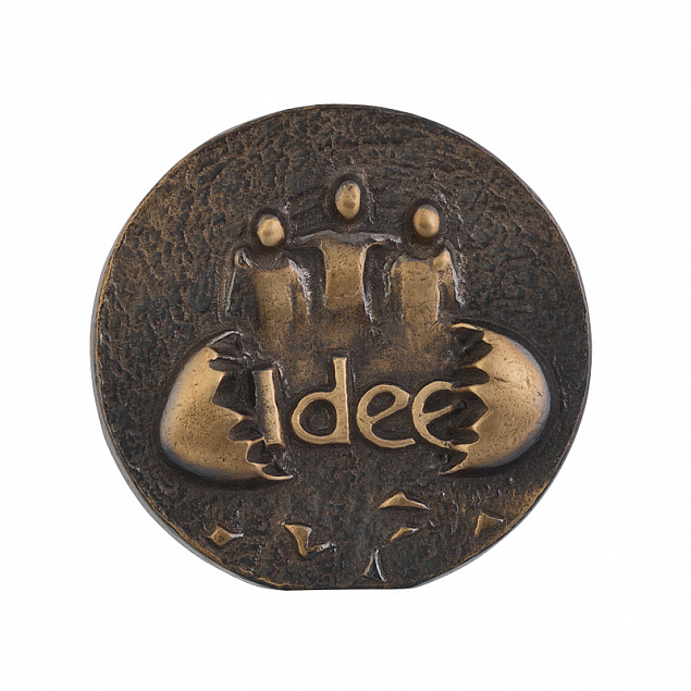 Медаль подарочная "Идея" с логотипом в Москве заказать по выгодной цене в кибермаркете AvroraStore
