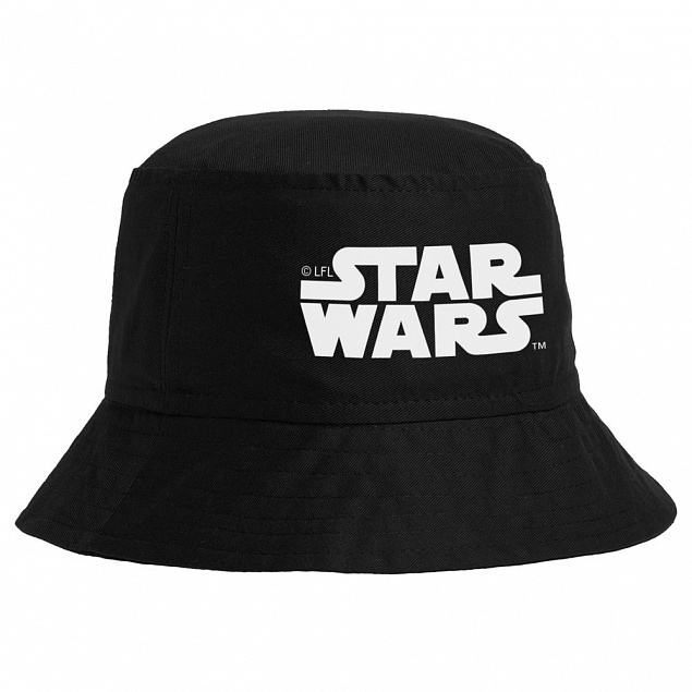 Панама Star Wars, черная с белым с логотипом в Москве заказать по выгодной цене в кибермаркете AvroraStore
