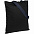 Холщовая сумка BrighTone, черная с ярко-синими ручками с логотипом в Москве заказать по выгодной цене в кибермаркете AvroraStore