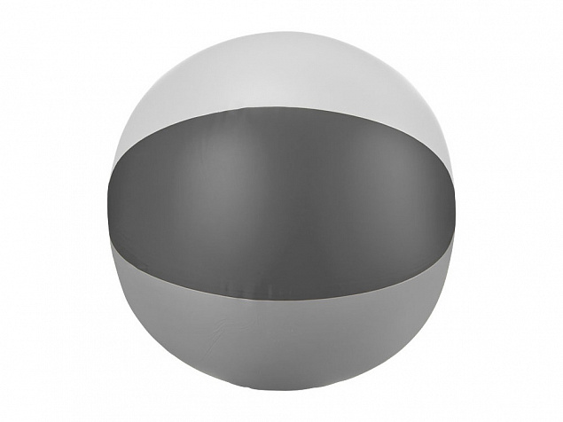 Мяч надувной пляжный Trias, серый с логотипом в Москве заказать по выгодной цене в кибермаркете AvroraStore