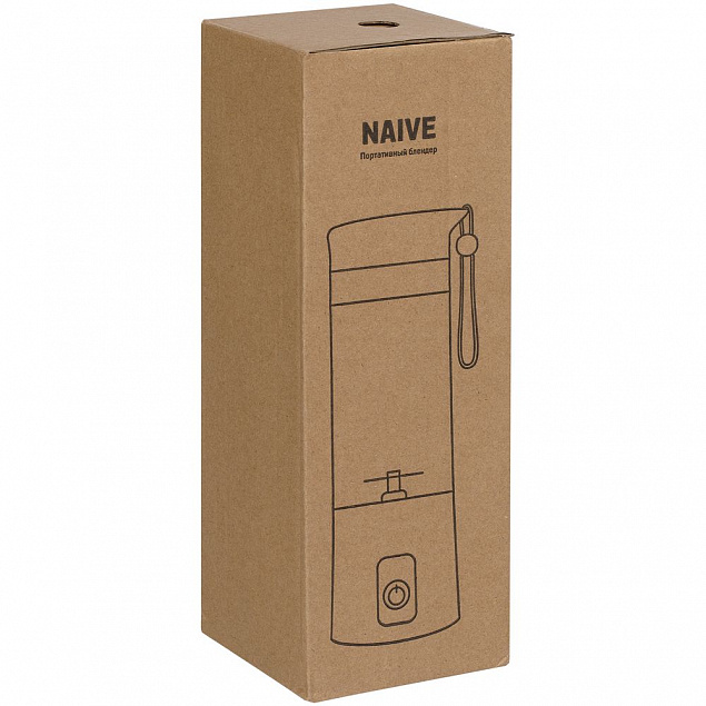 Портативный блендер Naive, белый с логотипом в Москве заказать по выгодной цене в кибермаркете AvroraStore
