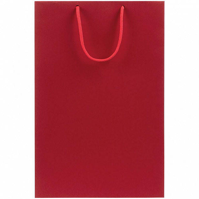 Пакет бумажный Porta, средний, красный с логотипом в Москве заказать по выгодной цене в кибермаркете AvroraStore
