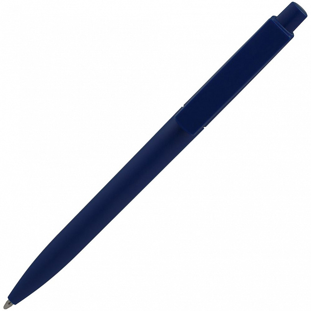 Ручка шариковая Crest, темно-синяя с логотипом в Москве заказать по выгодной цене в кибермаркете AvroraStore