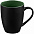 Кружка Bright Tulip, матовая, черная с зеленым с логотипом в Москве заказать по выгодной цене в кибермаркете AvroraStore