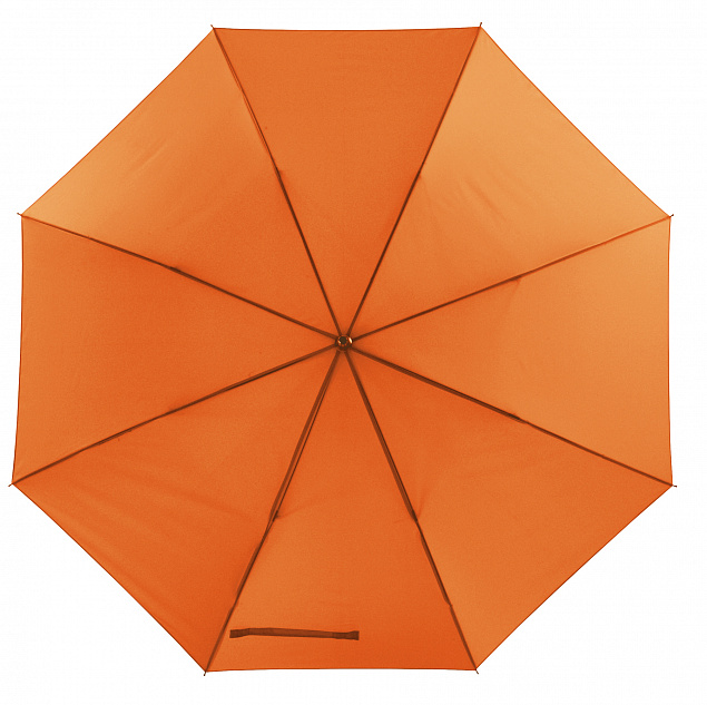 Зонт-трость MOBILE, оранжевый с логотипом в Москве заказать по выгодной цене в кибермаркете AvroraStore