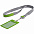 Чехол для пропуска с лентой и ретрактором Devon, зеленый с логотипом в Москве заказать по выгодной цене в кибермаркете AvroraStore