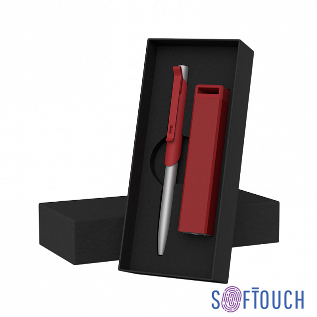 Набор ручка "Skil" + зарядное устройство "Chida" 2800 mAh в футляре, покрытие soft touch с логотипом в Москве заказать по выгодной цене в кибермаркете AvroraStore